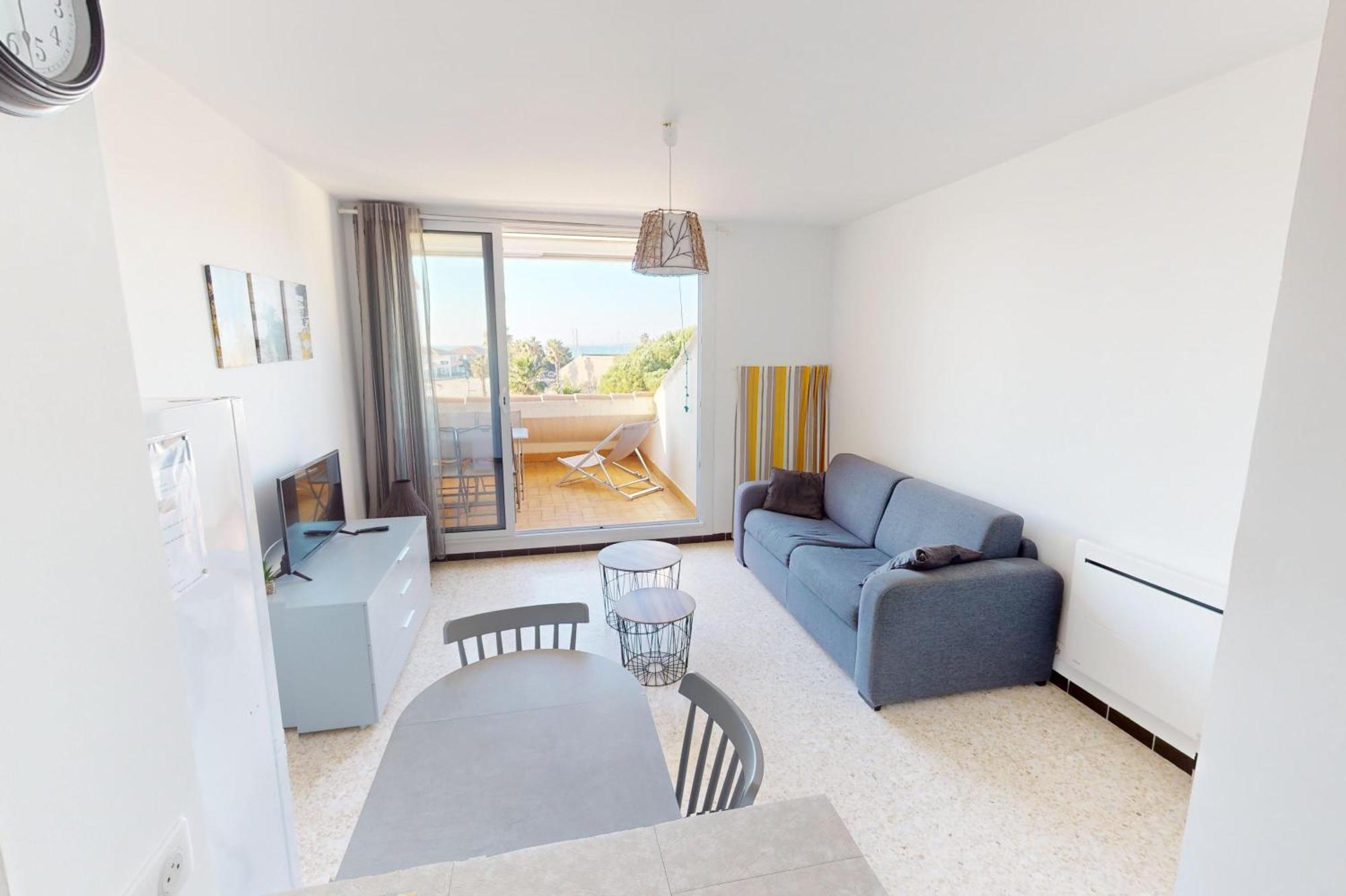 Appartement T2 Vue Plage Meze Proche Sete Eksteriør billede