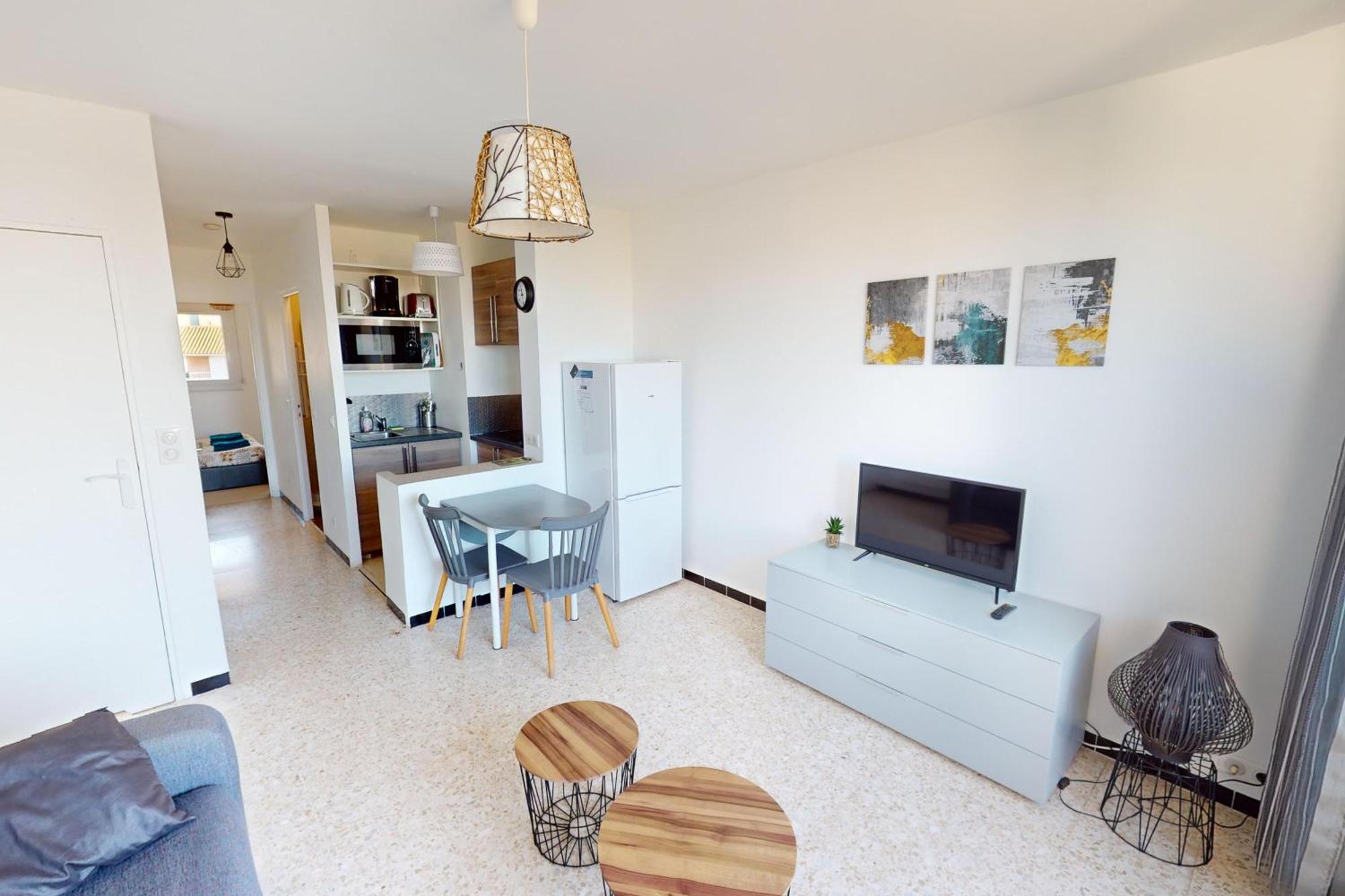 Appartement T2 Vue Plage Meze Proche Sete Eksteriør billede