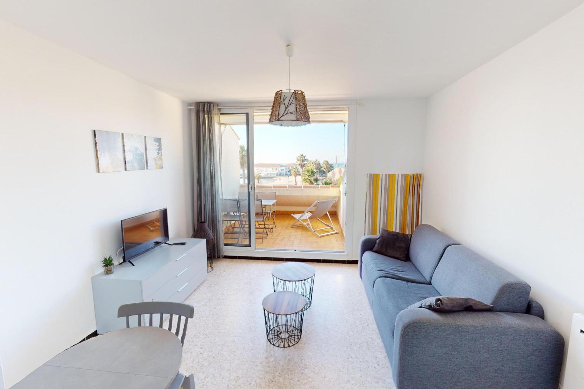 Appartement T2 Vue Plage Meze Proche Sete Eksteriør billede